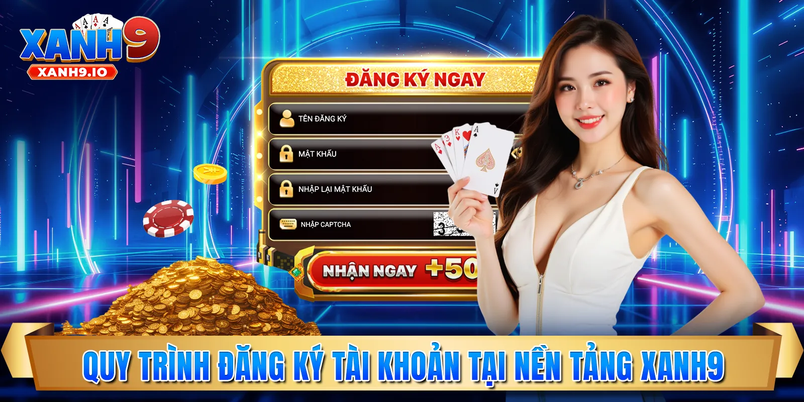 Quy trình đăng ký tài khoản tại nền tảng Xanh9